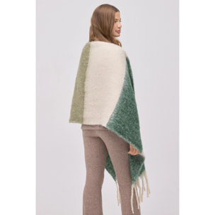 Sciarpa a righe verdi