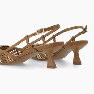 ZAPATOS DE SALÓN BEIGES A-CADIZ