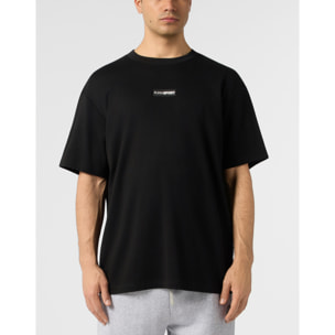 PLEIN SPORT Slub Cotton T-Shirt Scratch