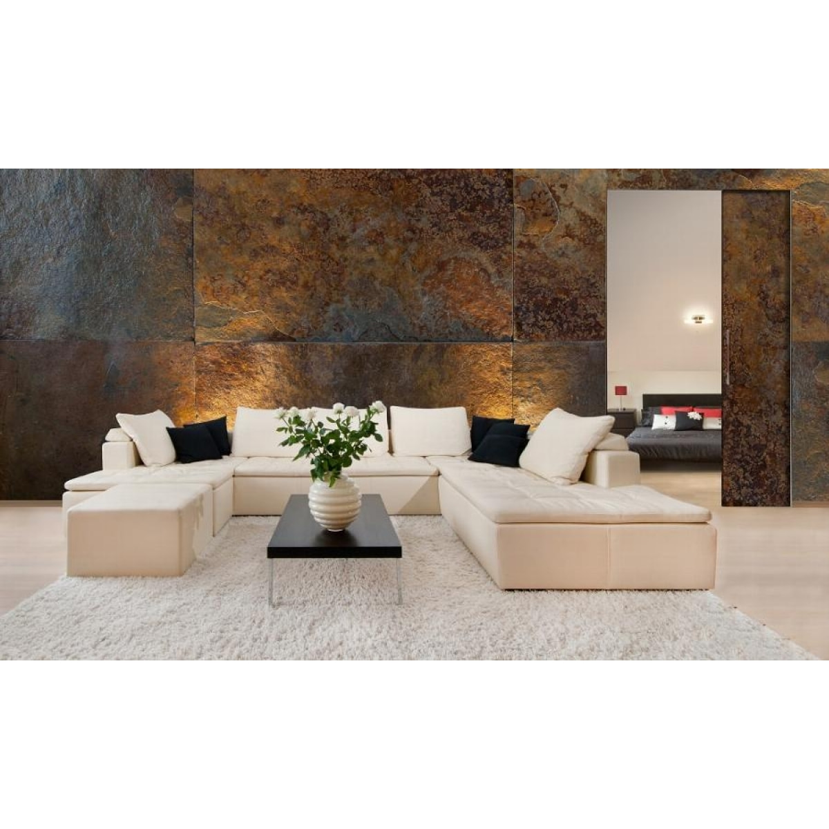 Châssis porte galandage Placo FIBROTUBI - 1200 mm - Cloison finie 100 mm - 93020027