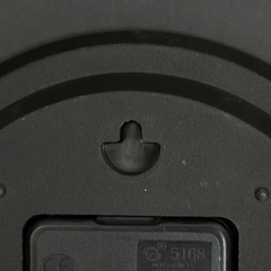 Horloge relief Doris noir D30cm