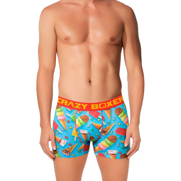 Calzoncillos Crazy Boxer Helado para hombre