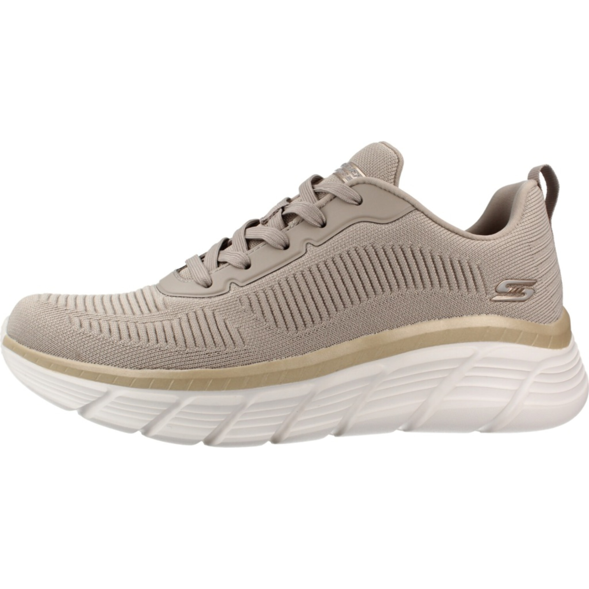 Sneakers De  Mujer Bobs B Flex Hi Flying Hi Beis
