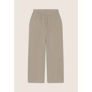 Pantaloni wide leg in Twill di Lyocell