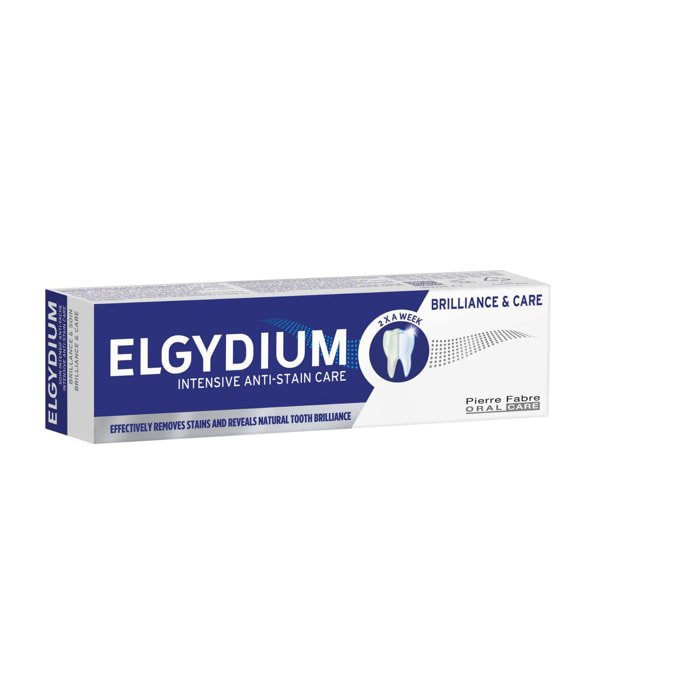 Elgydium - Dentifrice Pâte Brillance et Soins Intensif Anti-Tache 30ml