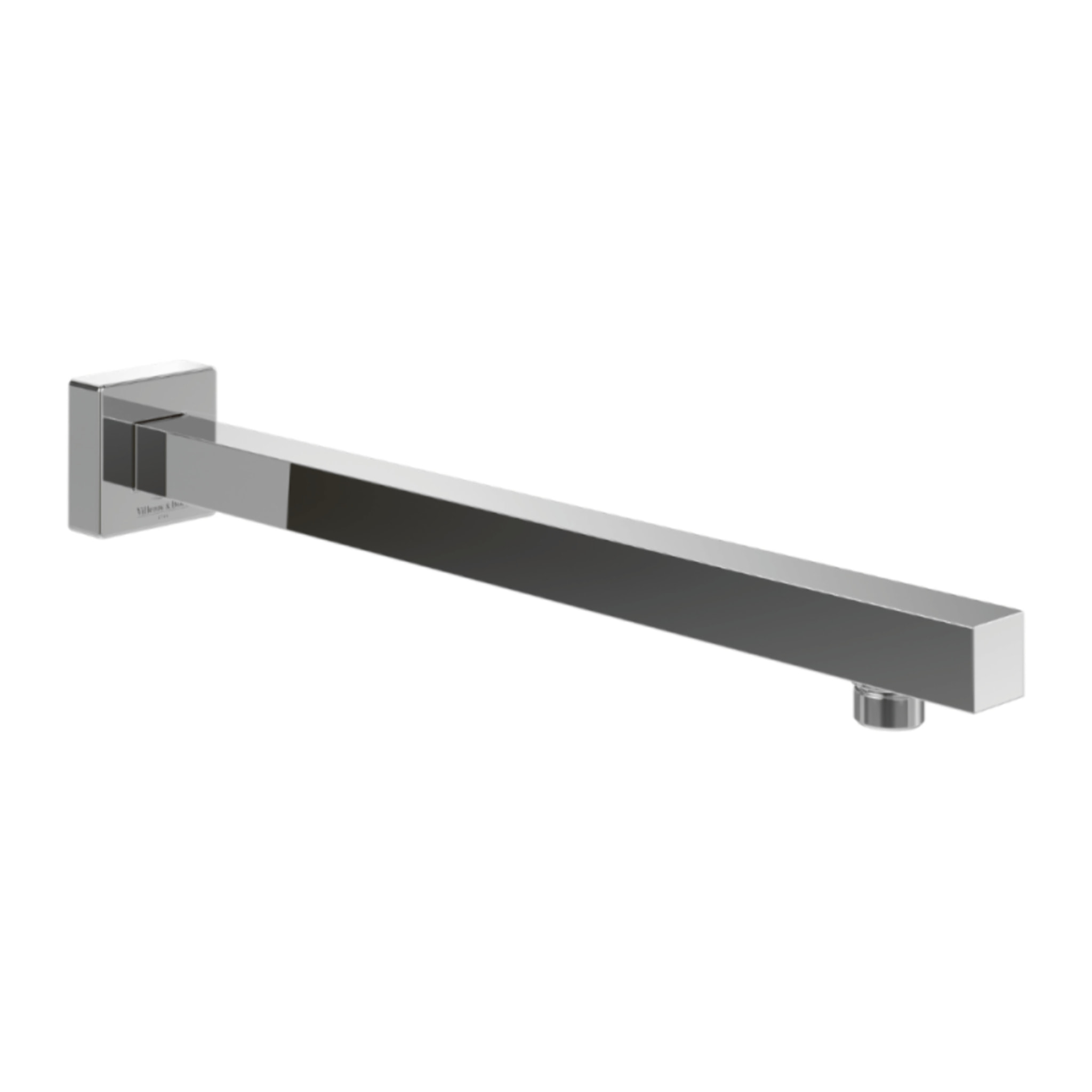 Bras mural pour douche de tête Universal Showers rectangle chromé