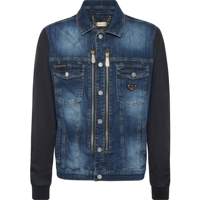 PHILIPP PLEIN Chaqueta vaquera COLLEGE
