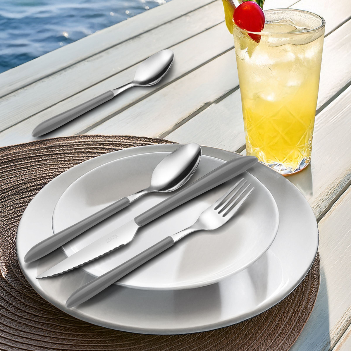 Floyd Gris - Ménagère 48 pièces