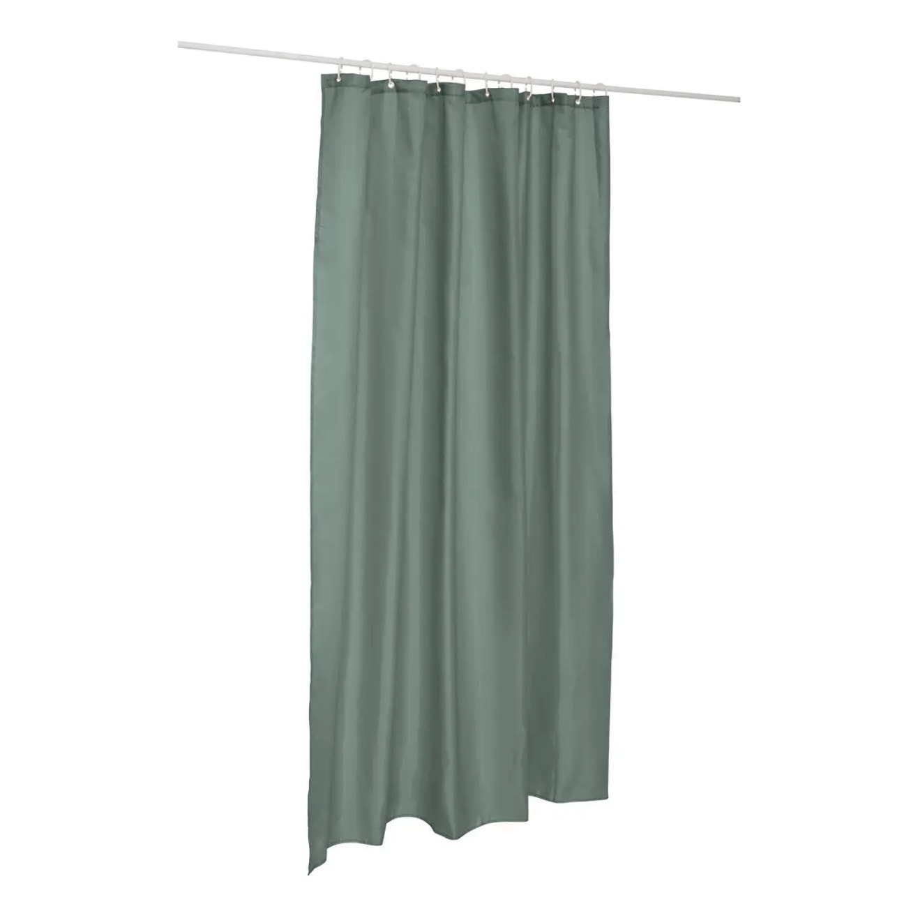Rideau de douche Colorama 180x200cm vert ficus
