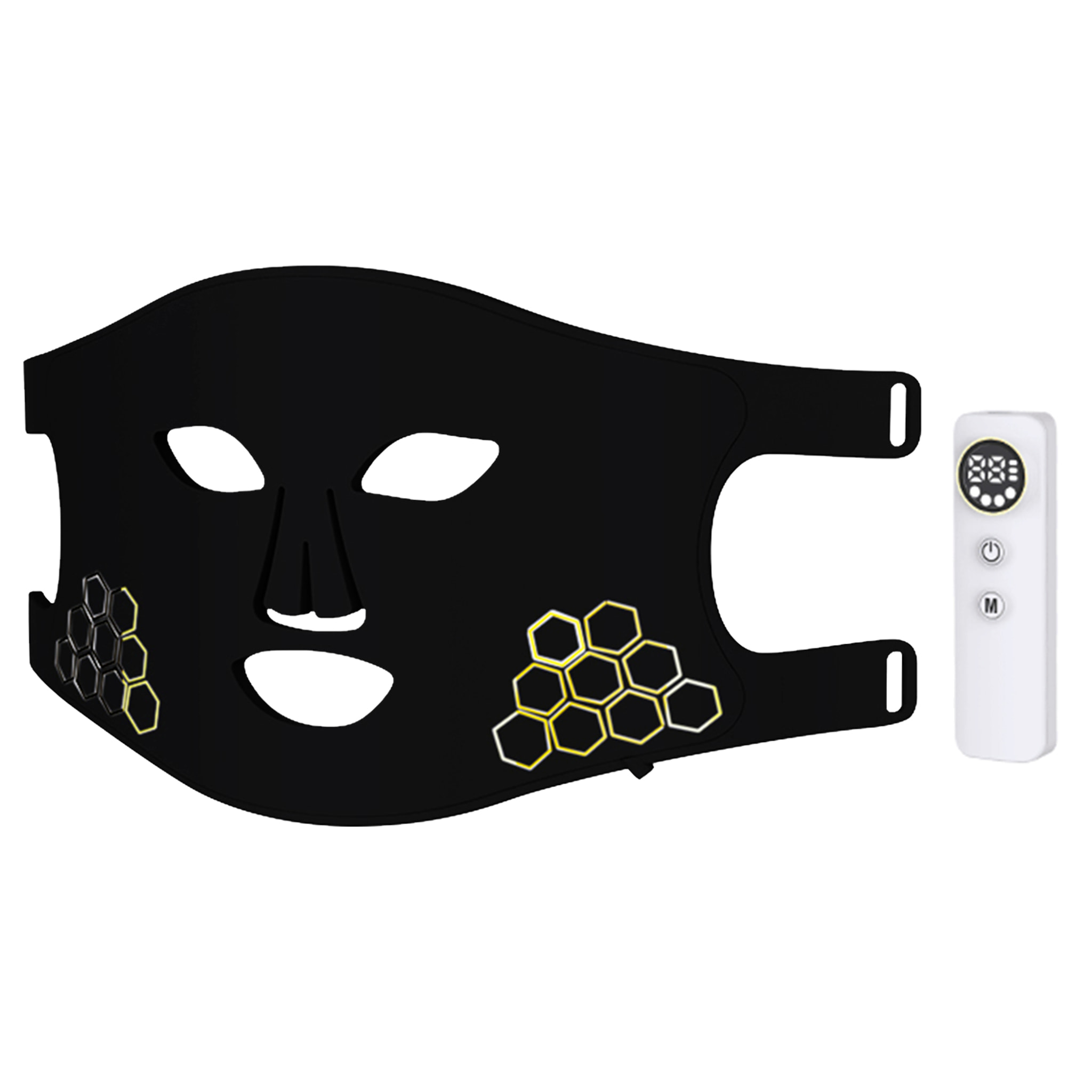 Maschera facciale per trattamento con luce LED con 4 modalità e infrarossi.