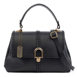 Basiglio Bolso de mano Mujer. Piel auténtica Dollaro