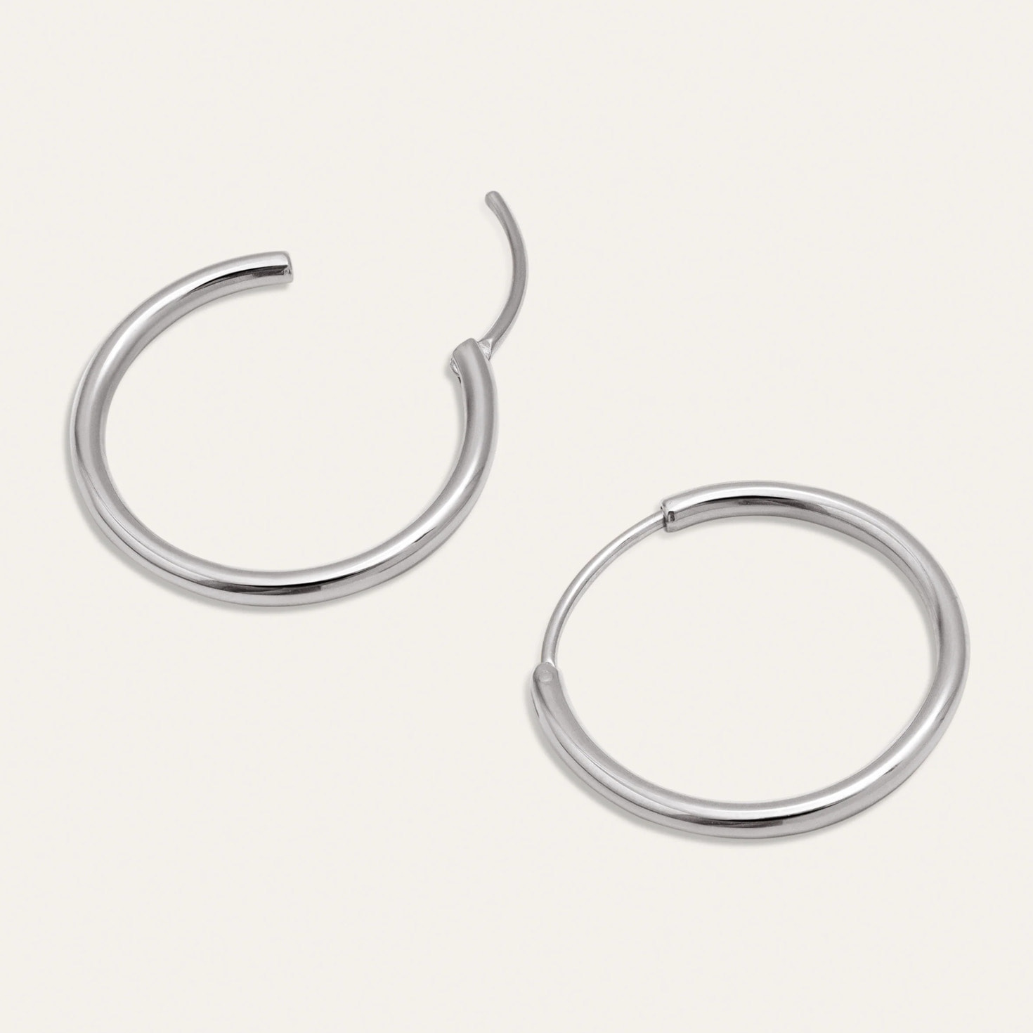 Orecchini Maria M in Acciaio