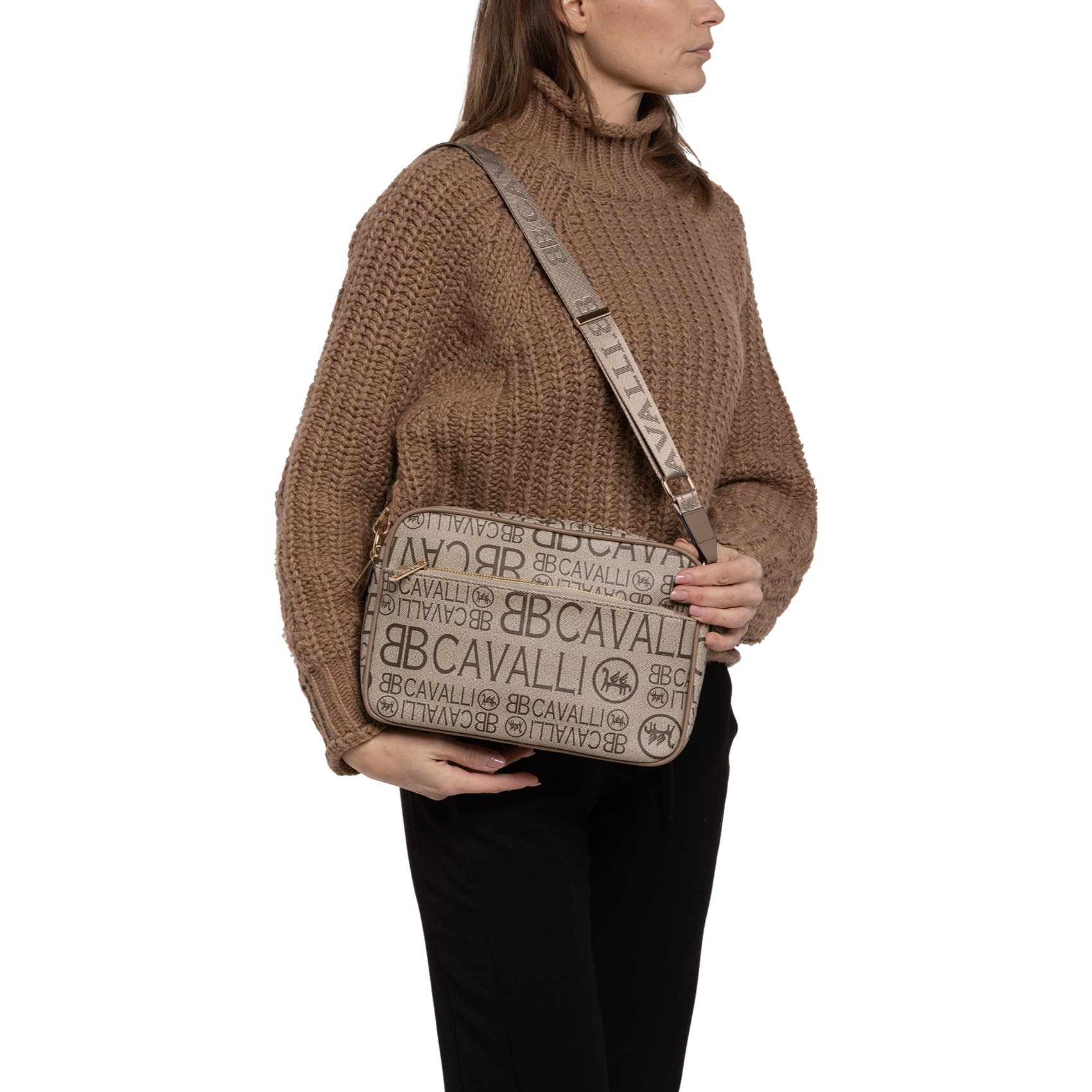 Borsa a tracolla  da donna ecopelle Prodotto Vegano 18x28x11 cm