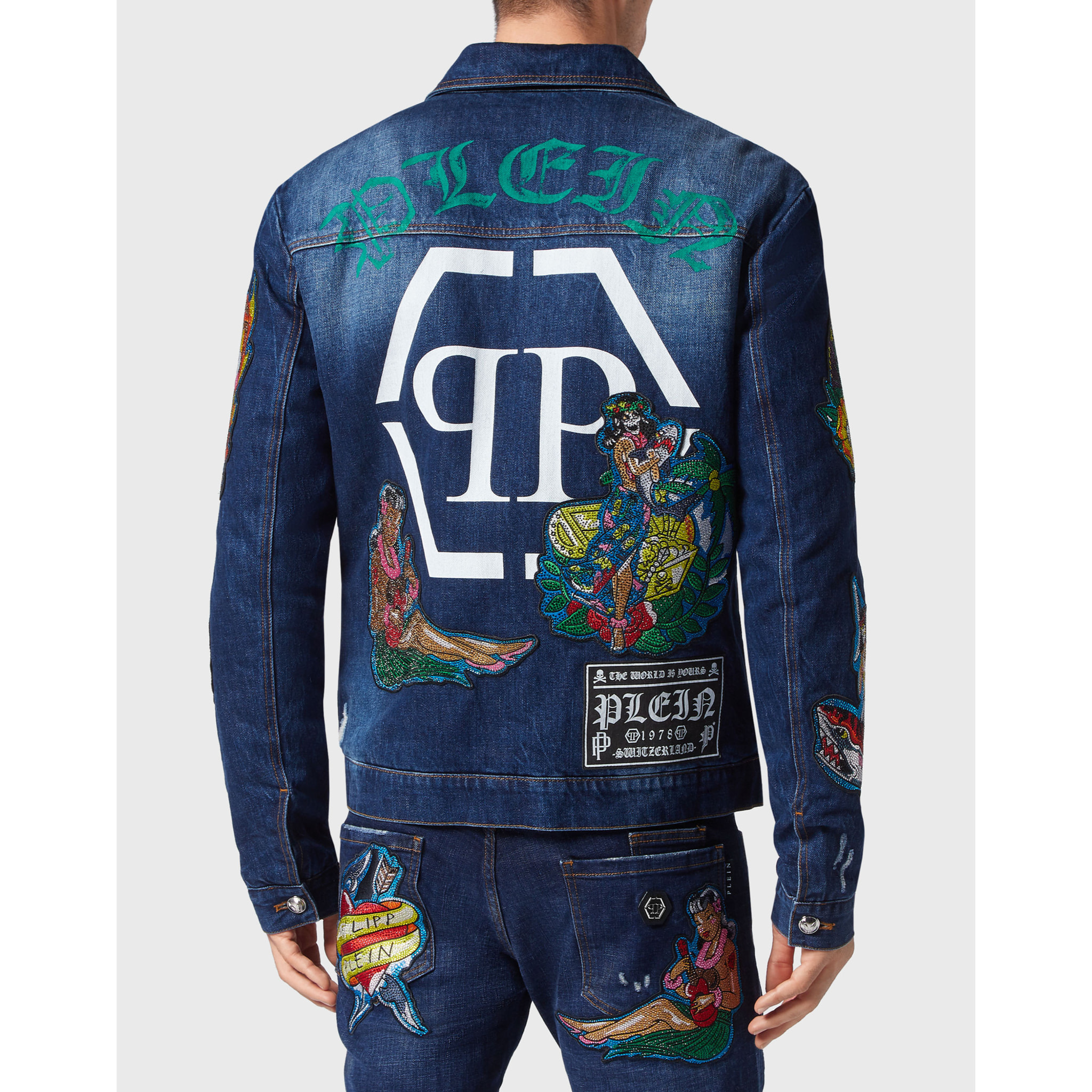 PHILIPP PLEIN Denim Jacket HAWAII