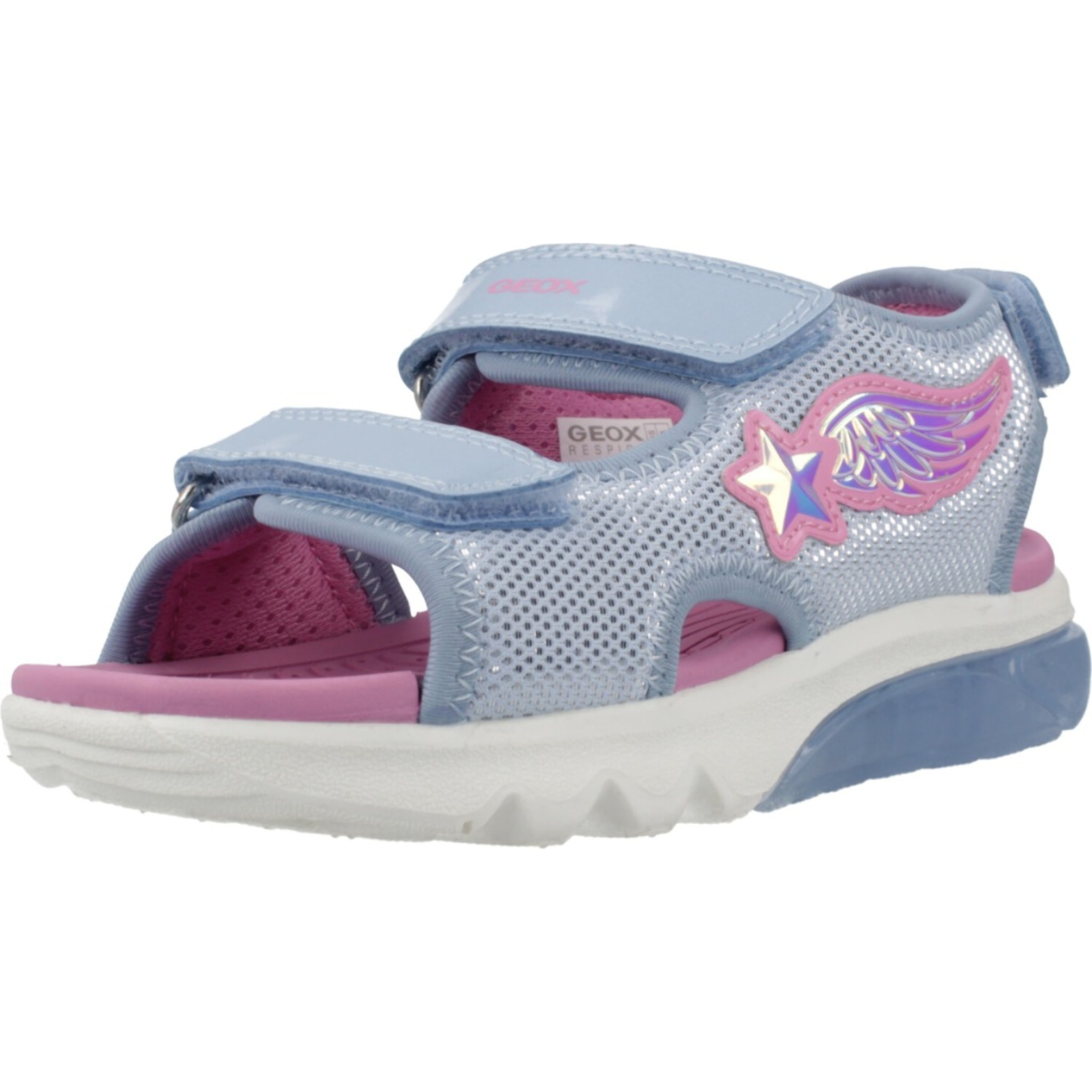Sandalias Niña de la marca GEOX  modelo J SANDAL CIBERDRON G AZUL