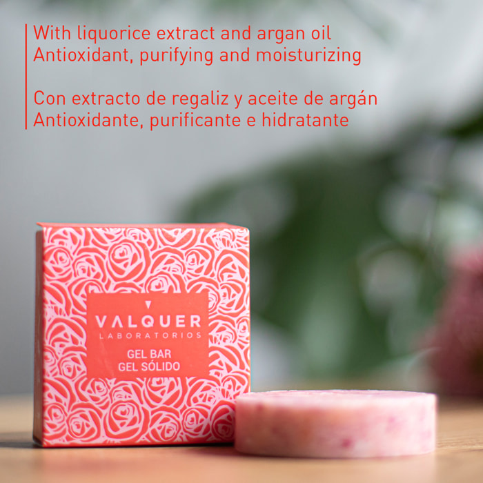 Valquer Gel sólido Lover (extracto de regaliz y aceite de argán) - 50 G