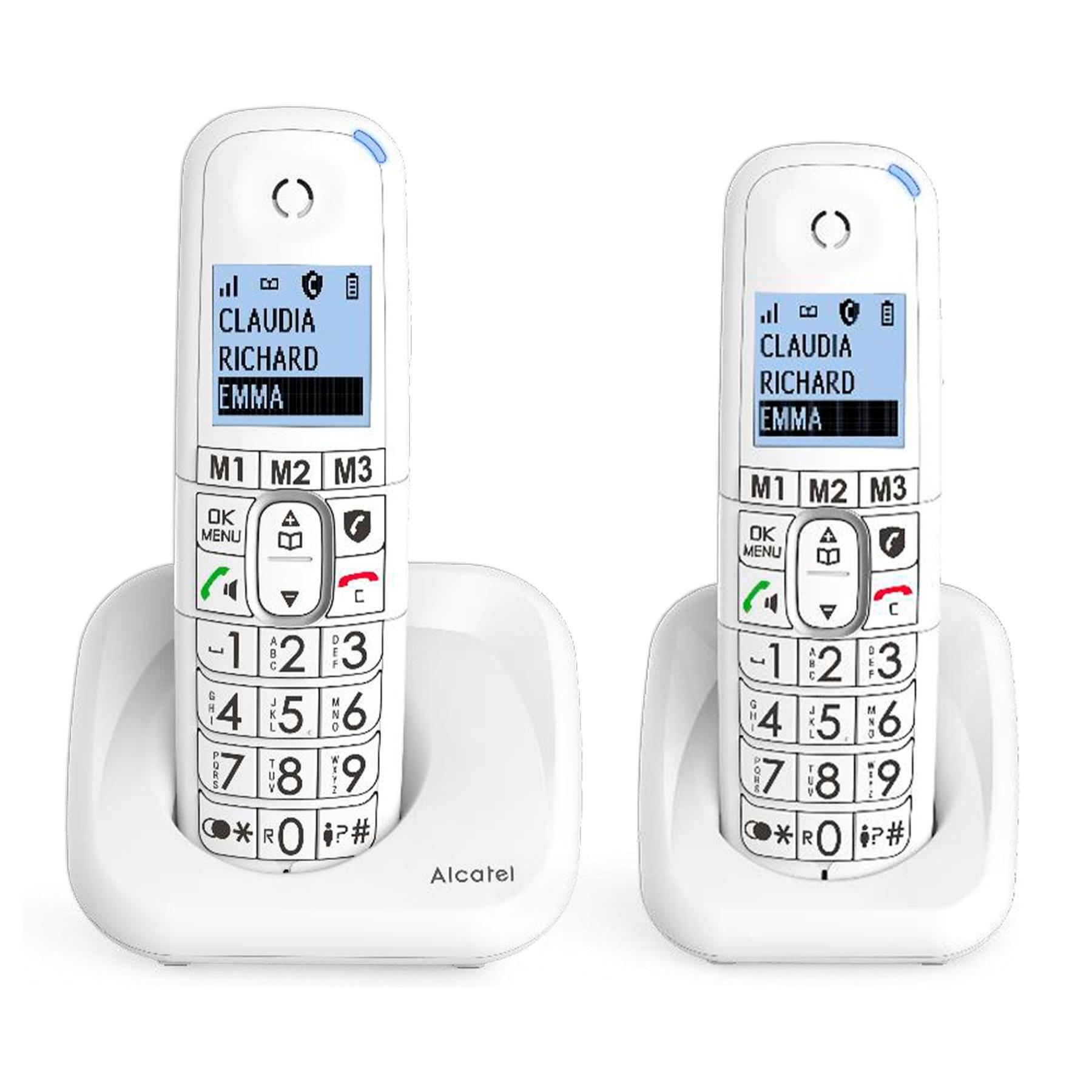 Alcatel XL785 Duo Blanco / Teléfonos inalámbricos