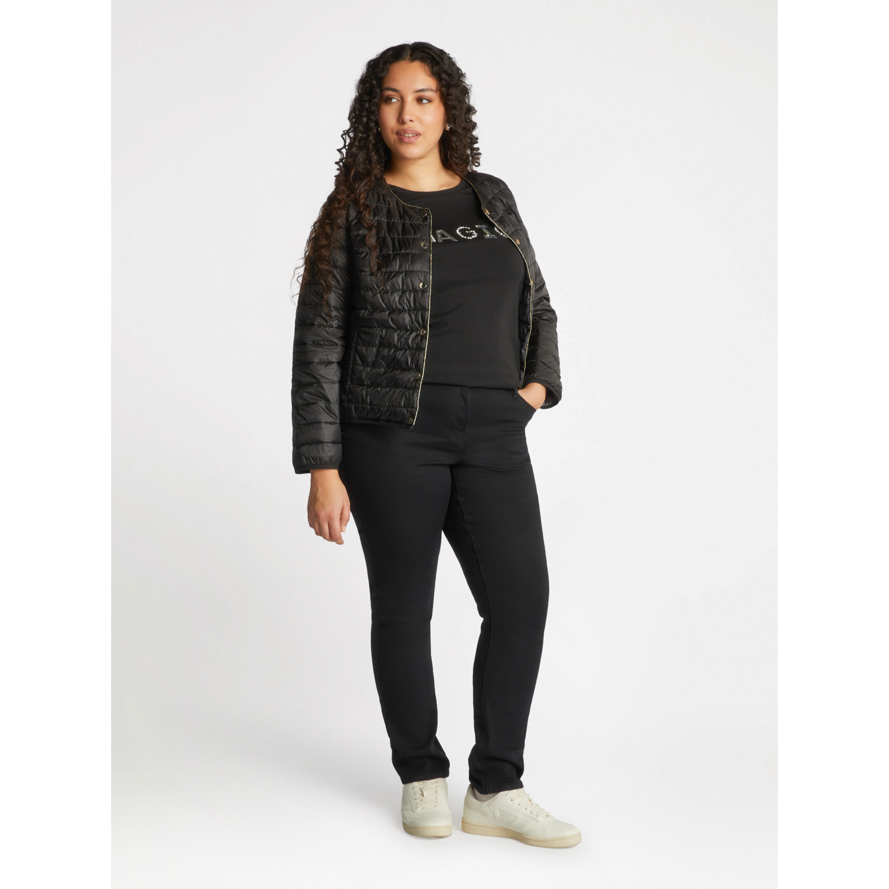 Fiorella Rubino - Camiseta con escritura - Negro