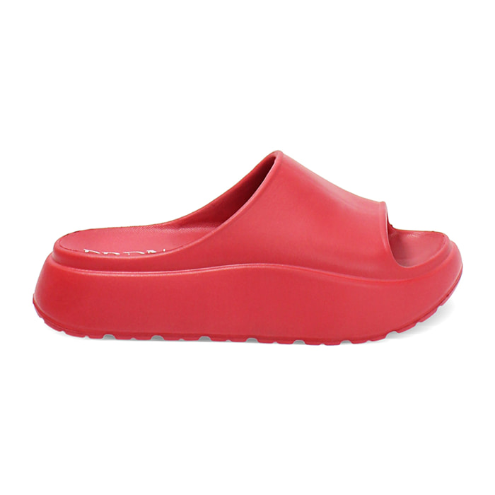 Sandali mare donna rossi in PVC