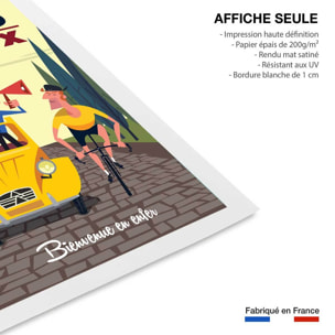 Affiche Course Paris - Roubaix Affiche seule