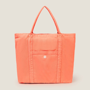 Bolsa flúor algodón twill Padi color teja coral Algodón