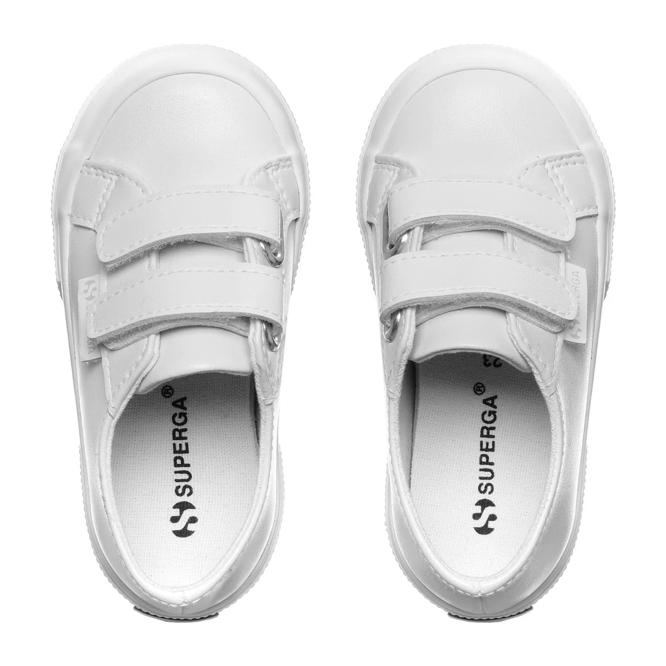 Le Superga Bambino/A Bianco 2750 KIDS STRAPS VEGAN MATERIAL