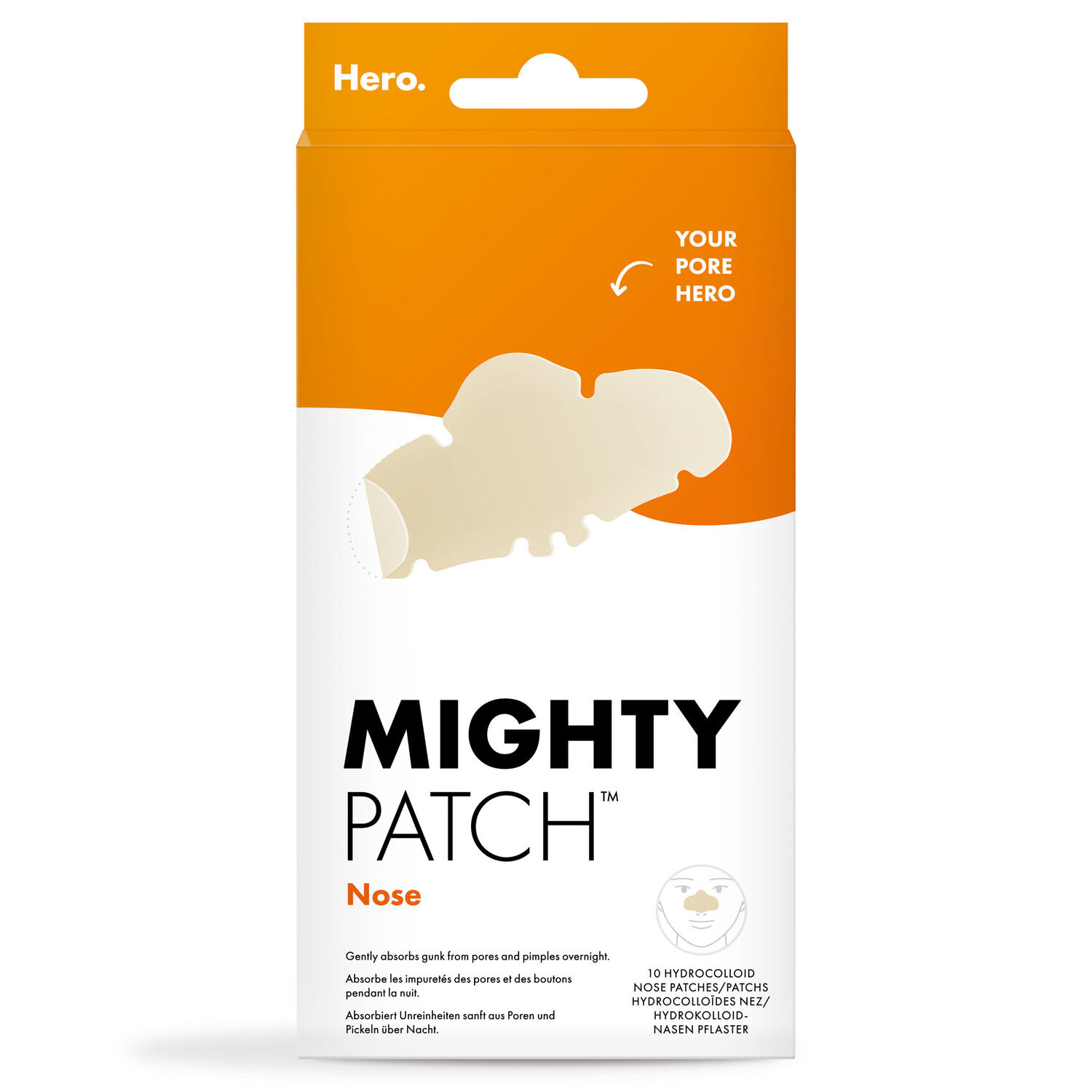 HERO Mighty Patch - Patchs Anti-Acné Nose 10 Patchs