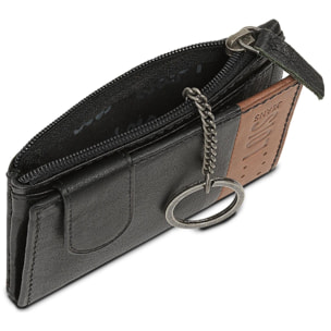 Cartera Hombre Piel Lois Durham Negro-Tan