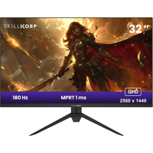 Ecran PC Gamer SKILLKORP M32 32" incurvé VA 2K 180 Hz HDR HDMI 2.1
