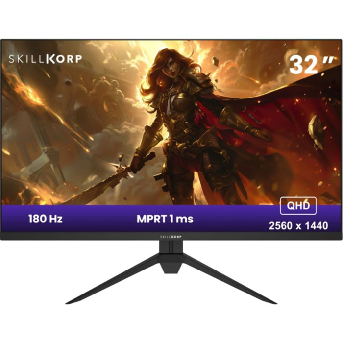 Ecran PC Gamer SKILLKORP M32 32" incurvé VA 2K 180 Hz HDR HDMI 2.1