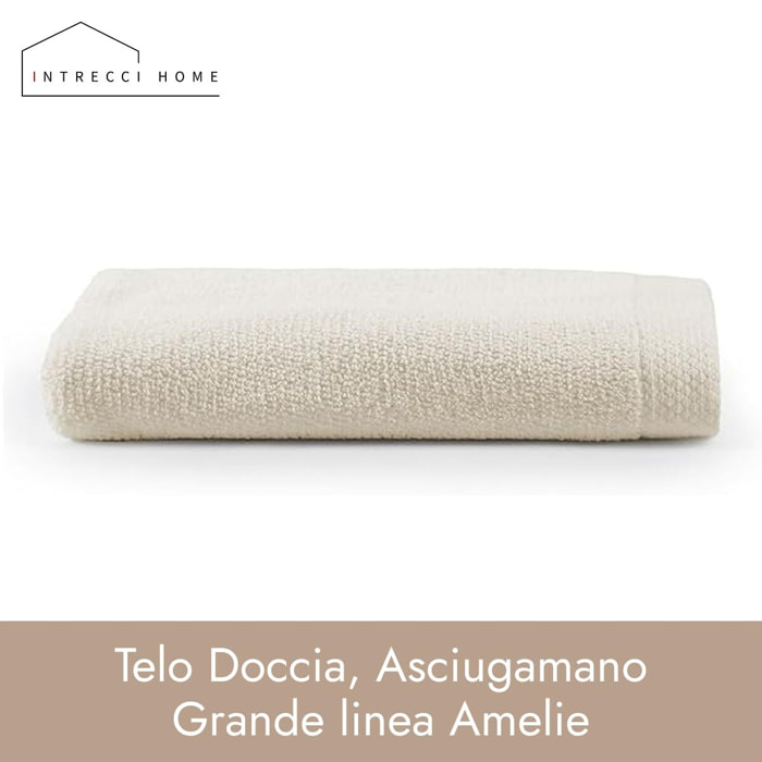 Telo doccia in cotone - BEIGE