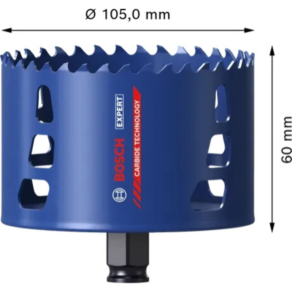 Scie trépan expert multi material powerchange plus - diam 105mm - BOSCH - 2608901901