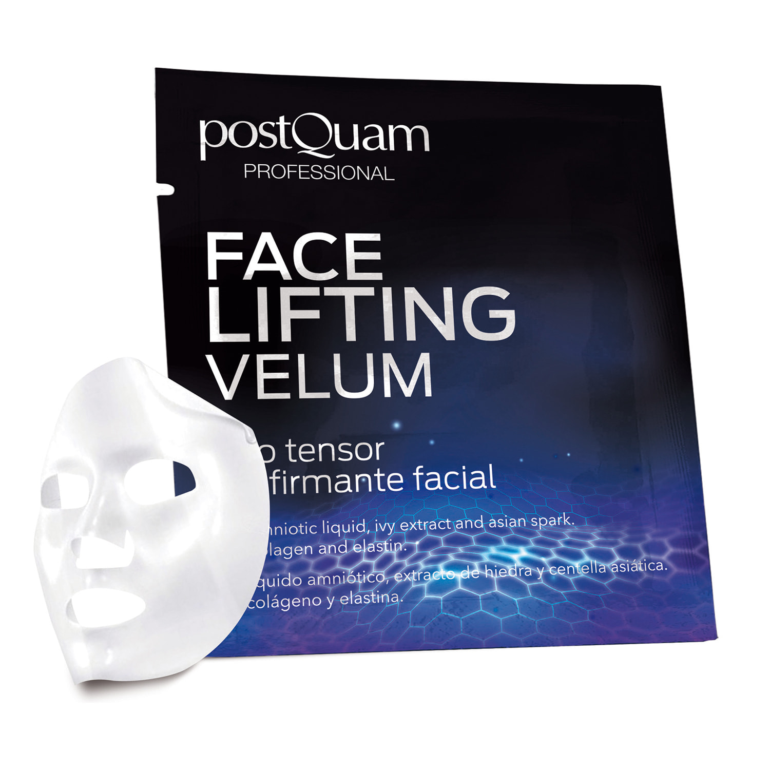 Velo tensor reafirmante facial