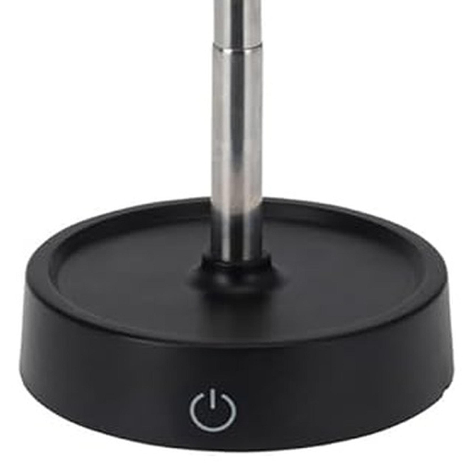 Well Home Lámpara de Mesa Retráctil con Luz LED SMD Blanca Cálida y Atenuación Continua Ø10,6x11,5cm