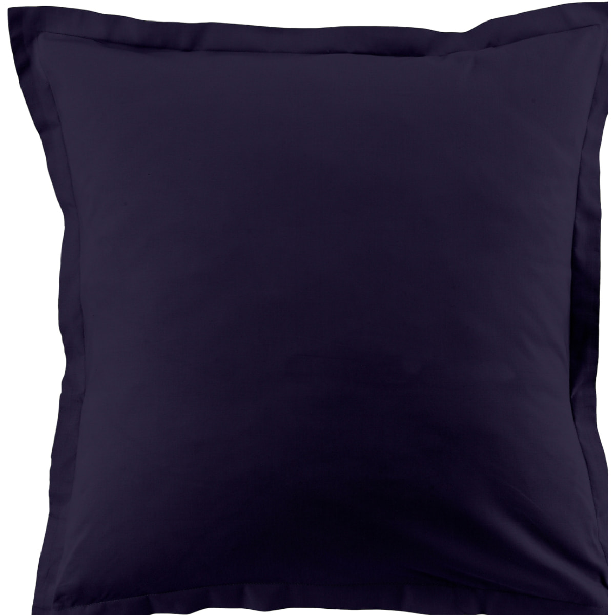 Lot De 2 Taies 100% Coton 57fils Bleu Imperial