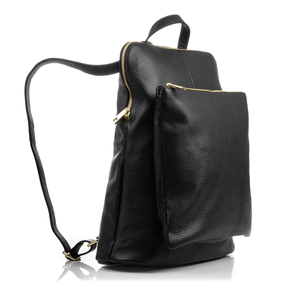 Eva Bolso mochila Mujer.Piel auténtica Dollaro