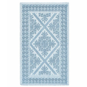 Tappeto Sardo Celeste Ingresso Cucina Bagno
