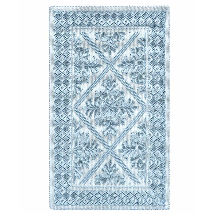 Tappeto Sardo Celeste Ingresso Cucina Bagno