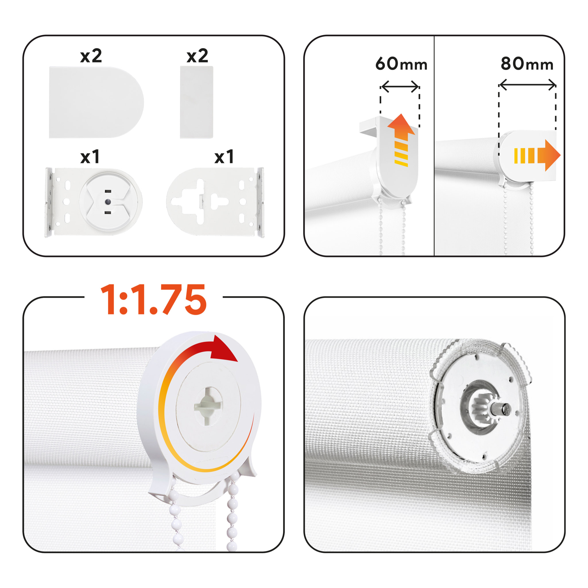 Enrollable SCREEN PRO Solar Nieve