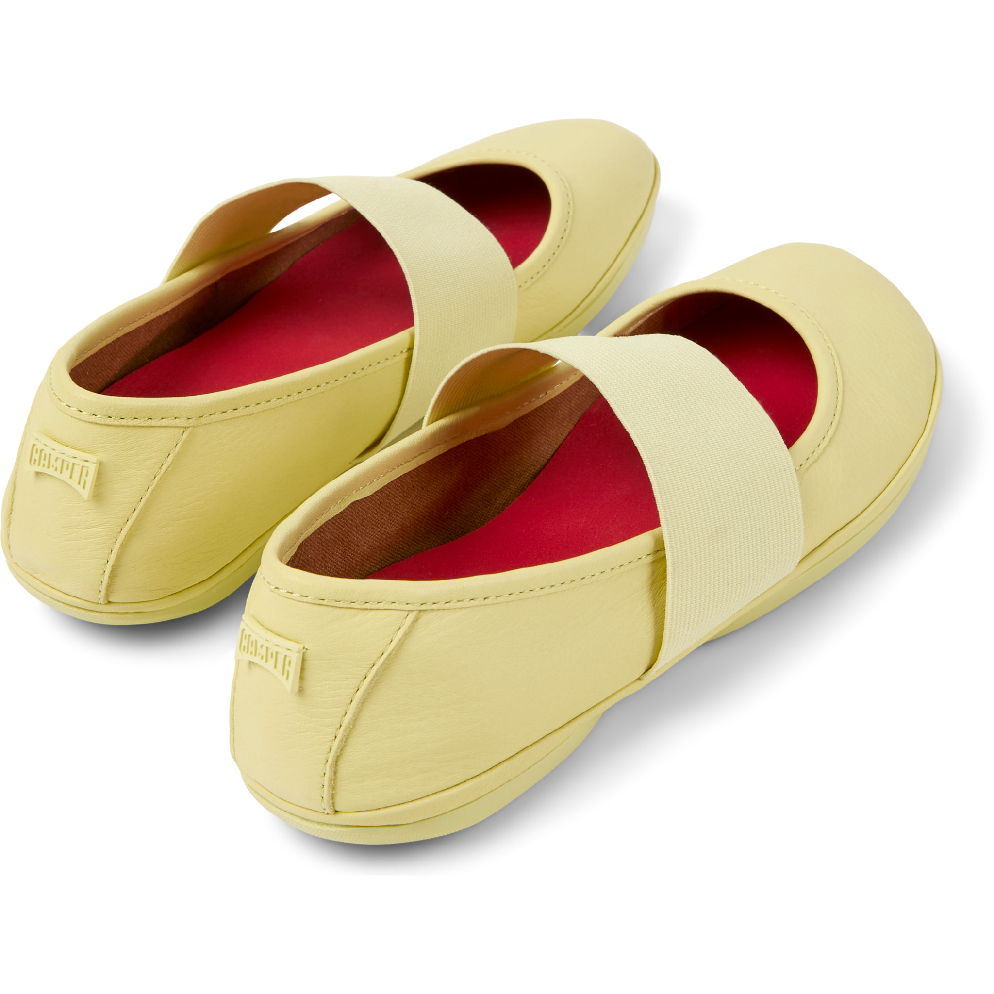 Ballerini - CAMPER Right Nina - Giallo - Pelle liscia