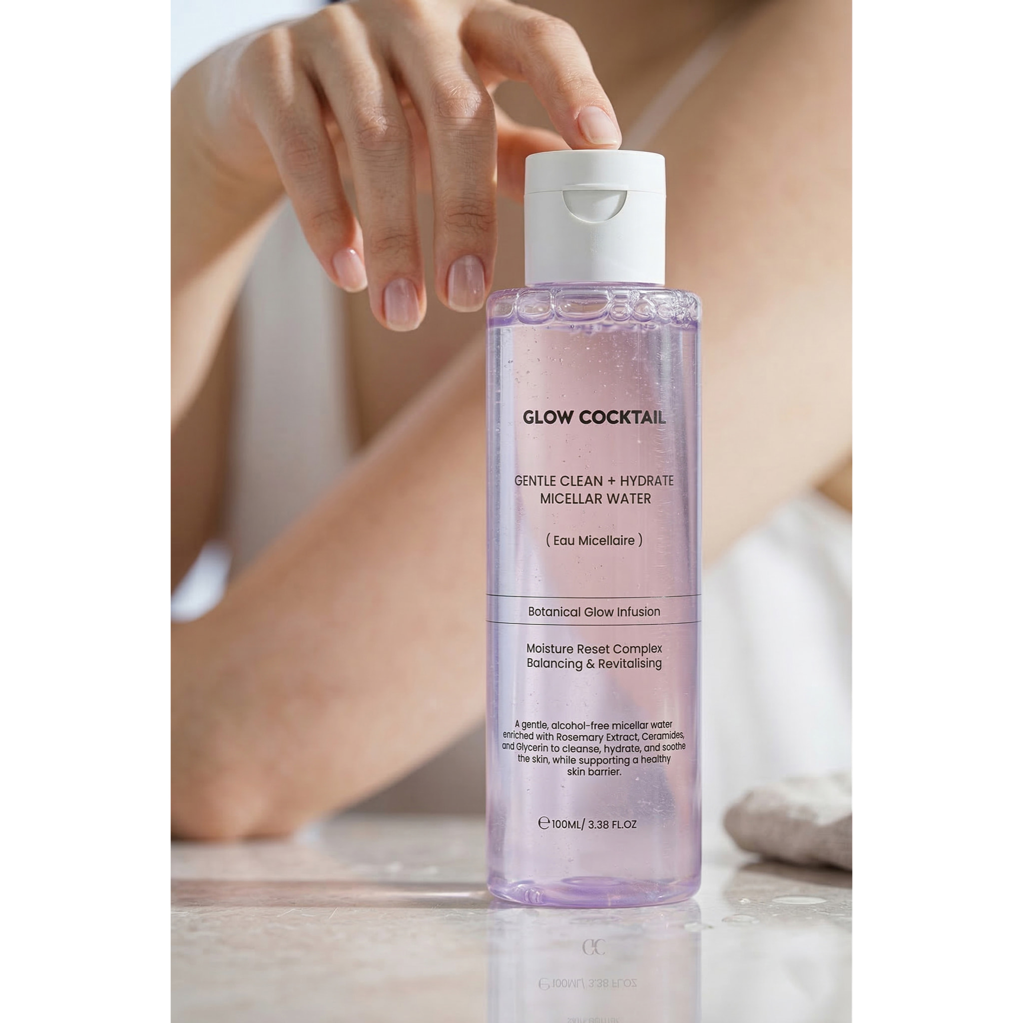 AGUA MICELAR DE LIMPIEZA SUAVE + HIDRATACIÓN