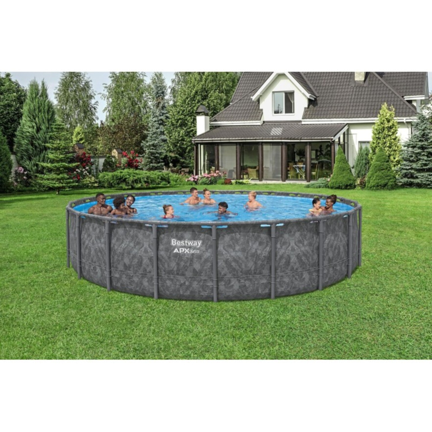 Bestway Piscine hors sol ronde APX 365 Solo Pool 671 x 132 cm Bestway
