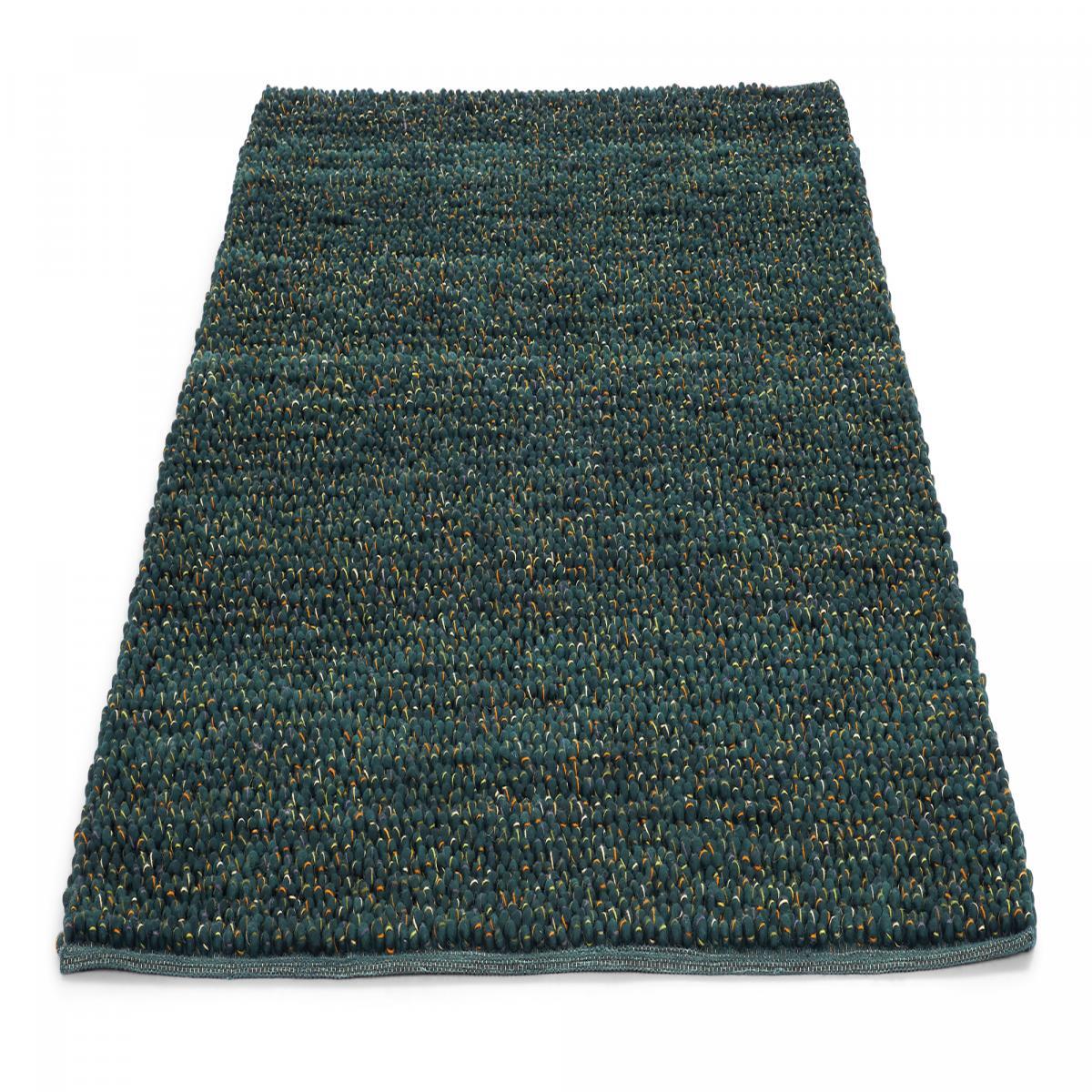 Tapis salon et chambre tissé en laine motif uni HAKA