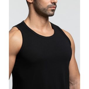 Canotta a spalla grande in cotone organico Cotton Planet vestibilità comfort