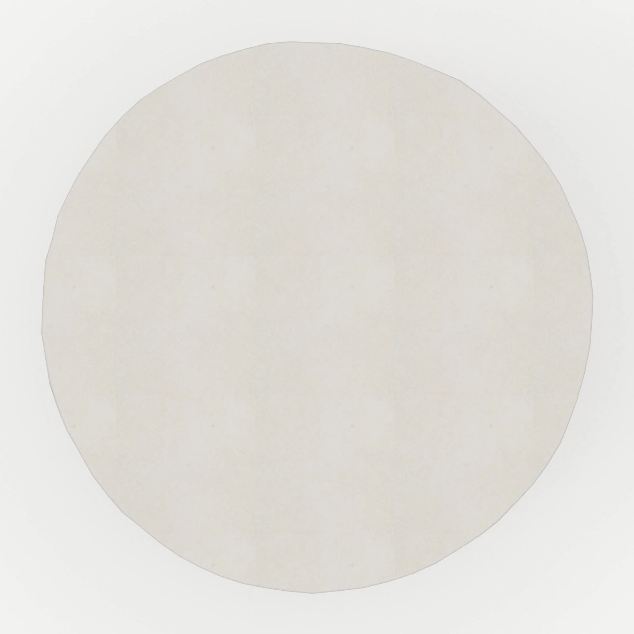 Table d'appoint ronde blanche en fibre d'argile effet béton D35 cm - Capri