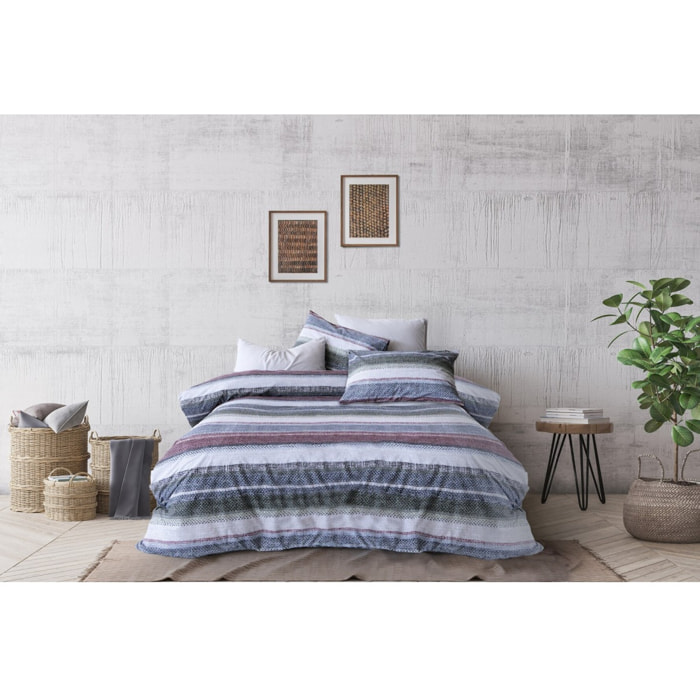 Parure de lit 100% coton imprimé "Morgan"