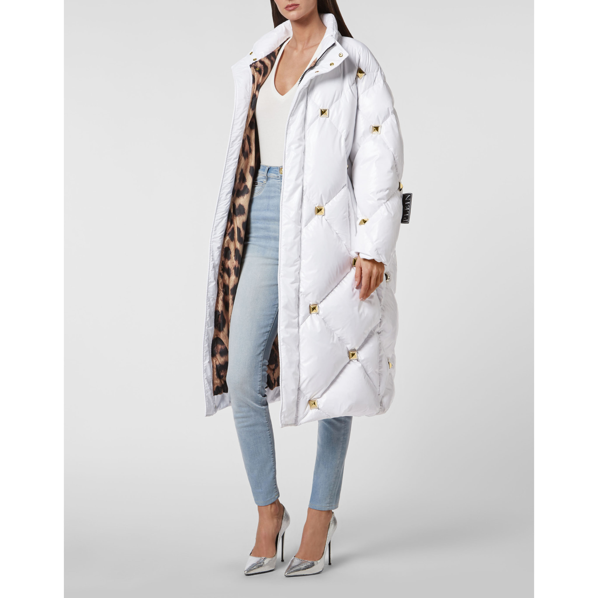 PHILIPP PLEIN Long Down Jacket