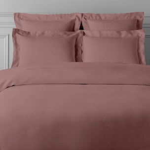 Housse de couette satin de coton rose