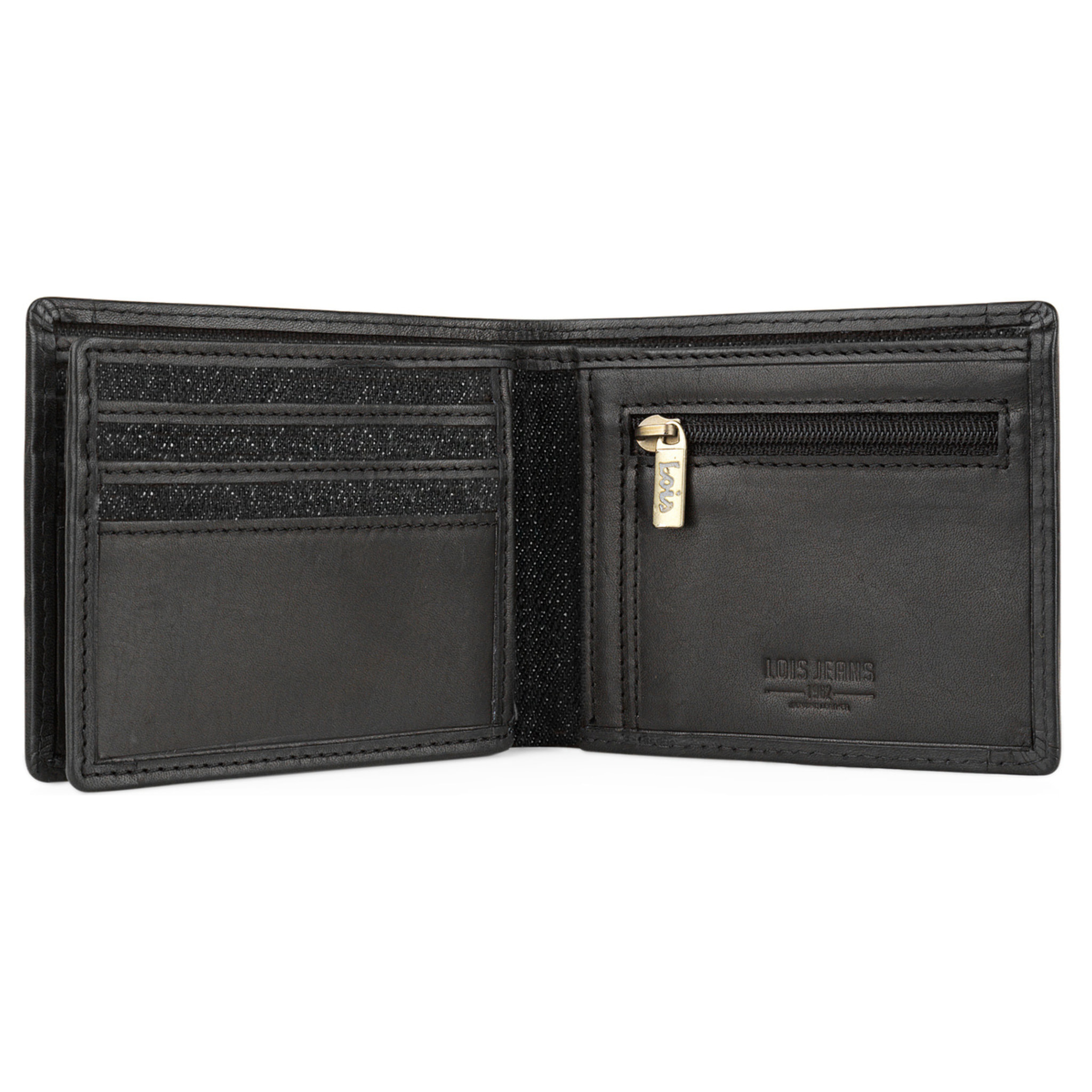 Cartera Hombre Piel Lois Rogers Negro