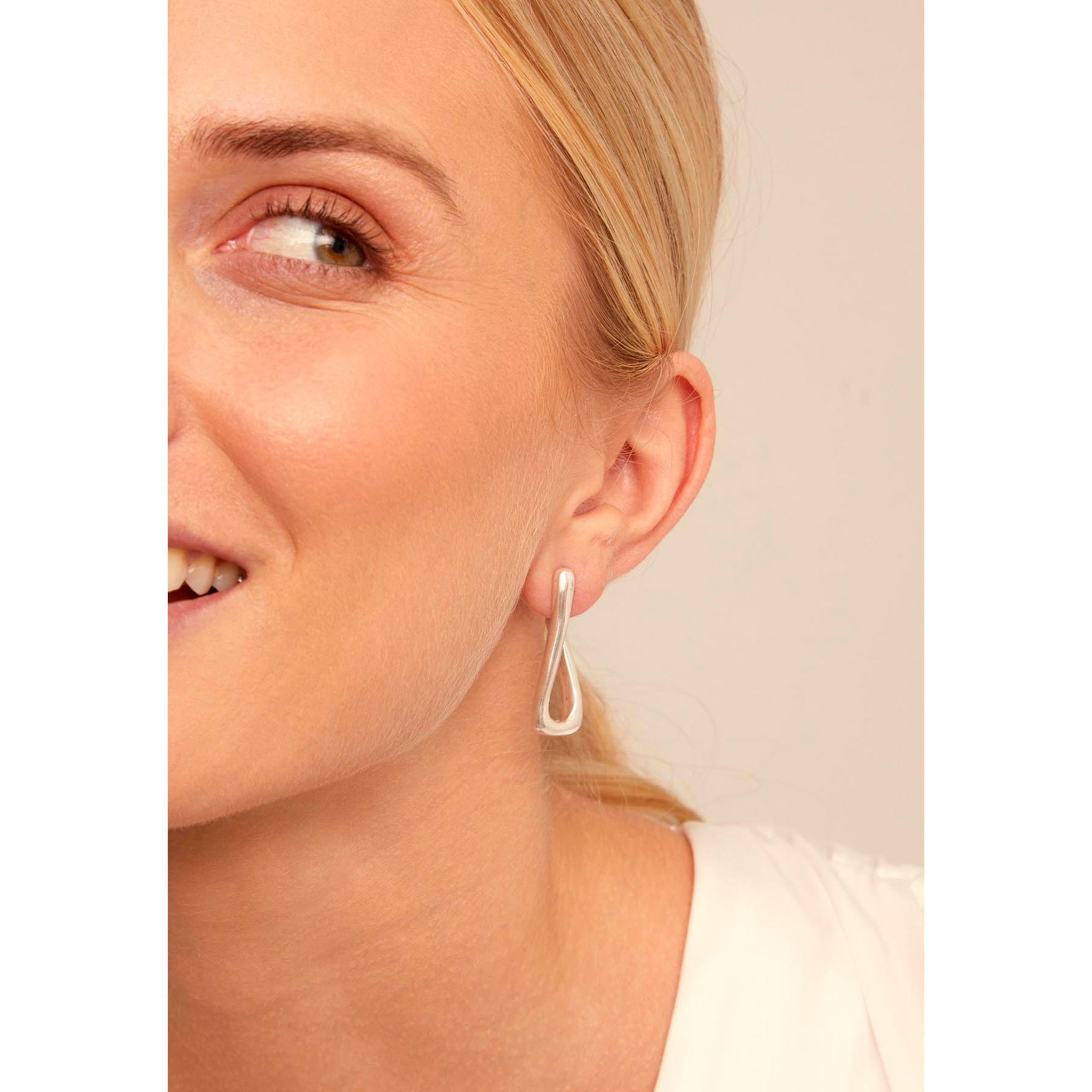 Pendiente For U PLATEADO U